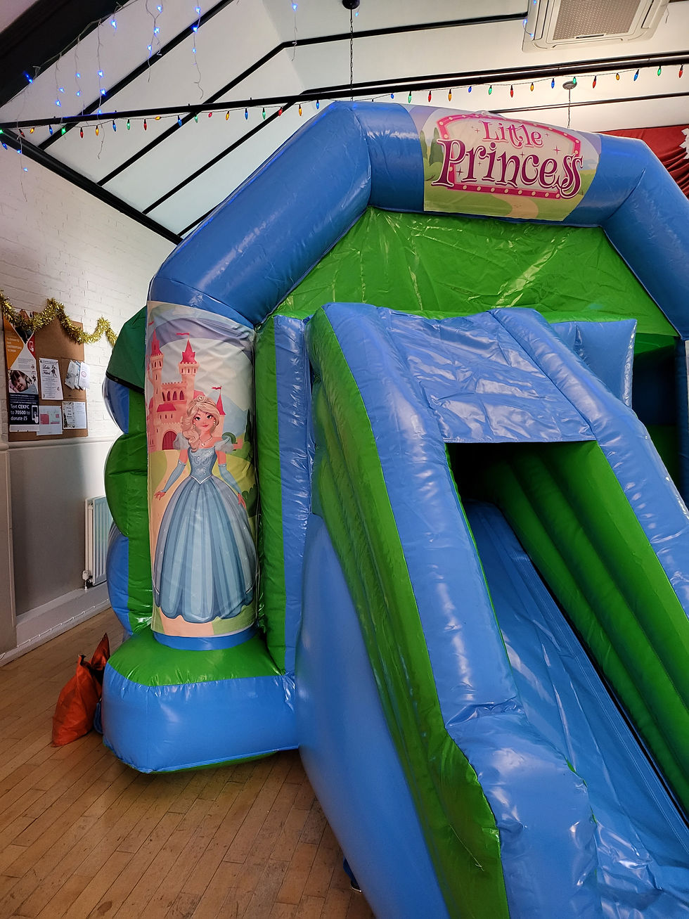 Thumbnail: 16ft Princess Front Slide Inflatable