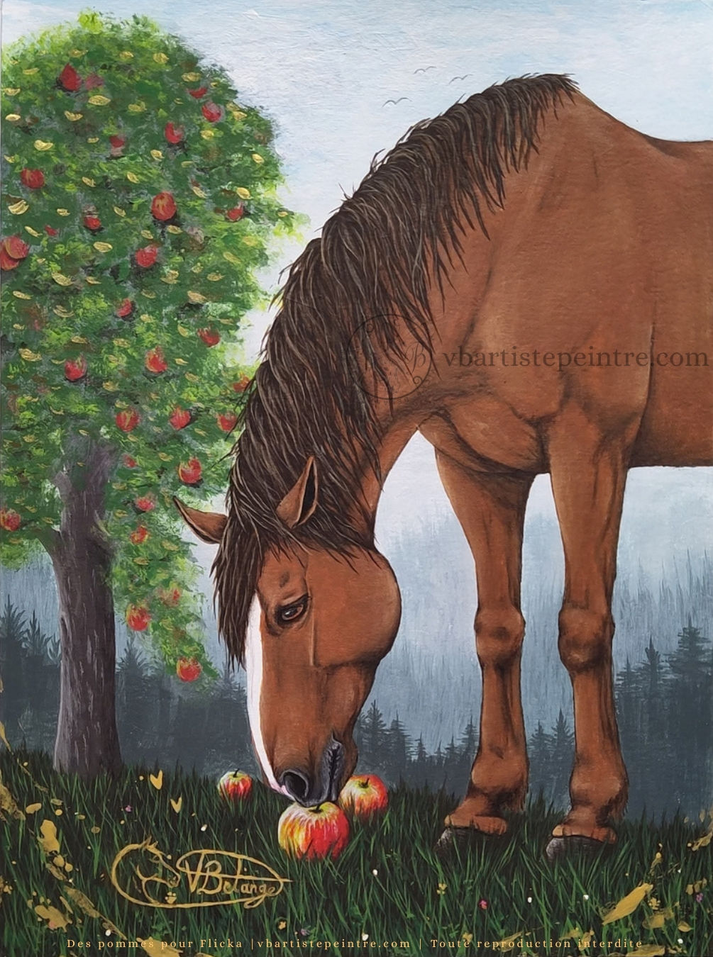 Des pommes pour Flicka
