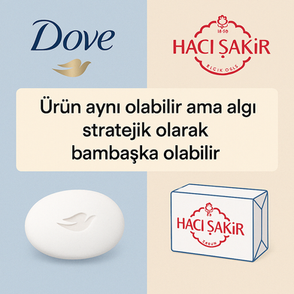 Aynı Ürün, Farklı Konum: Dove ve Hacı Şakir