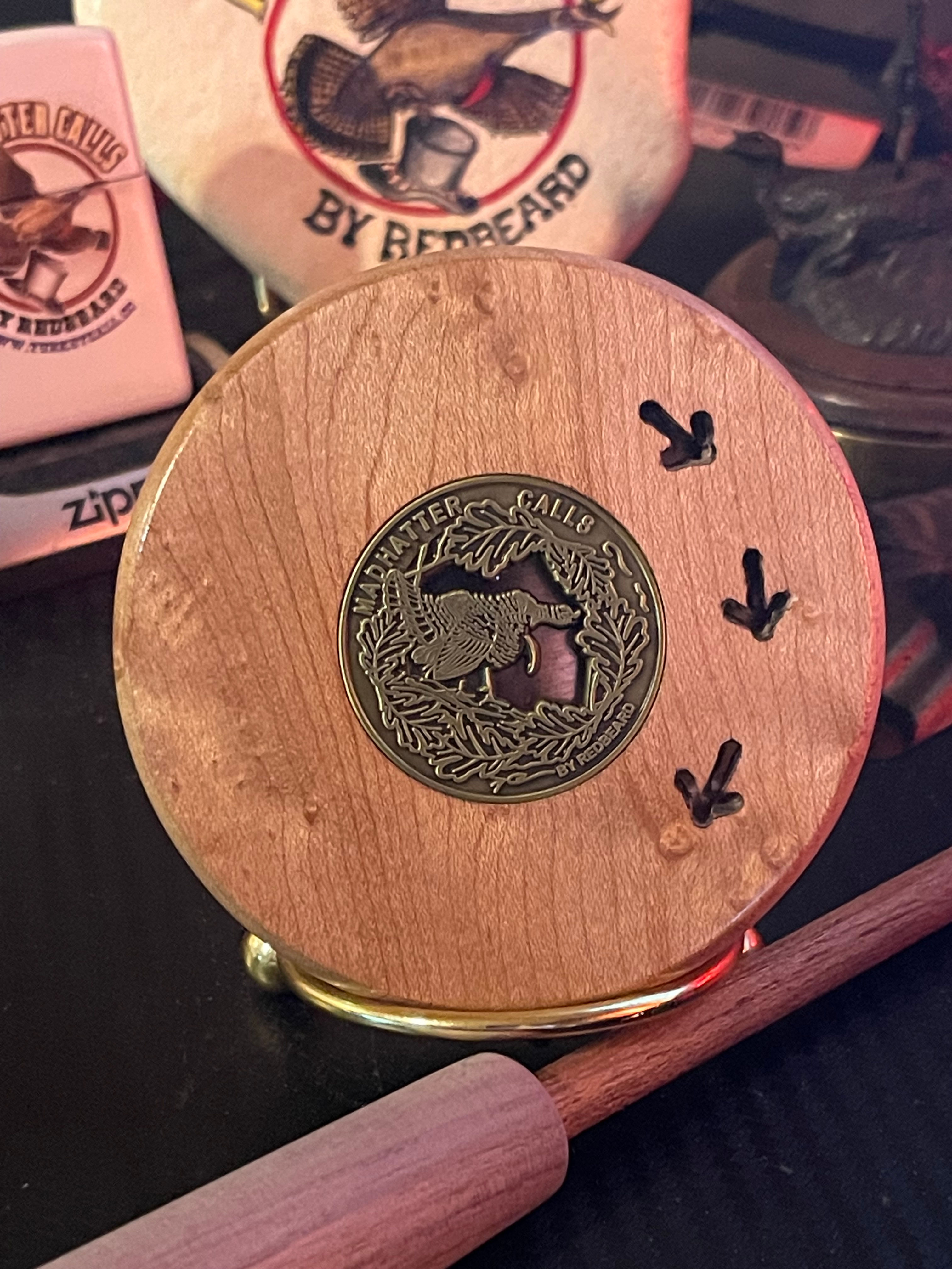 3.0 Inch 3 Track Player,  Copper over Glass in Birdseye Maple