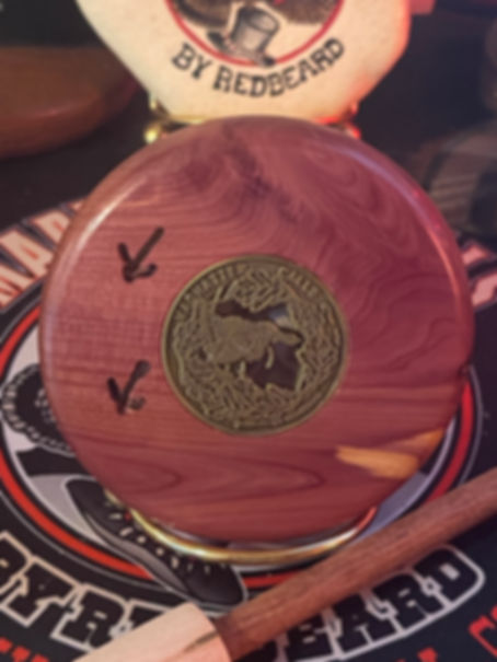 3.0 Inch 2 Track Player, Bronzed Glass over Glass, in Cedar