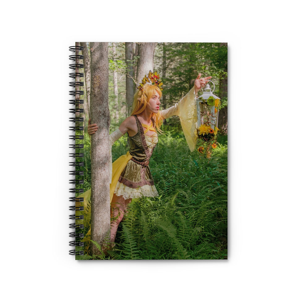 Forest Ferns Spiral Notebook, Journal for Writers, Dreamers and Fantasy seekers