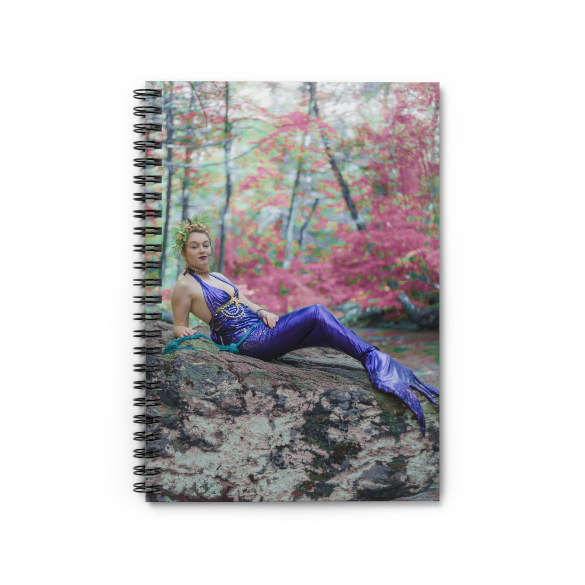 Mermaid Rock Spiral Notebook, Journal for Writers, Dreamers and Fantasy seeker