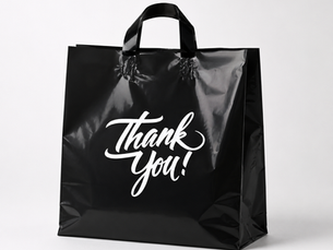 High-Quality Plastic Shopping Bags with Handles for Stores