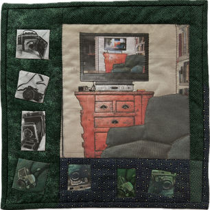 Phyllis Small, Ad Infinitum too, Cotton Quilt, 12x12