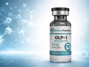 Semaglutide peptide vial from Durham Peptides Canada