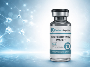 Bacteriostatic water 10mL for peptide reconstitution Durham Peptides Canada
