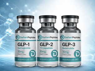 Weight management research peptides semaglutide tirzepatide retatrutide Durham Peptides