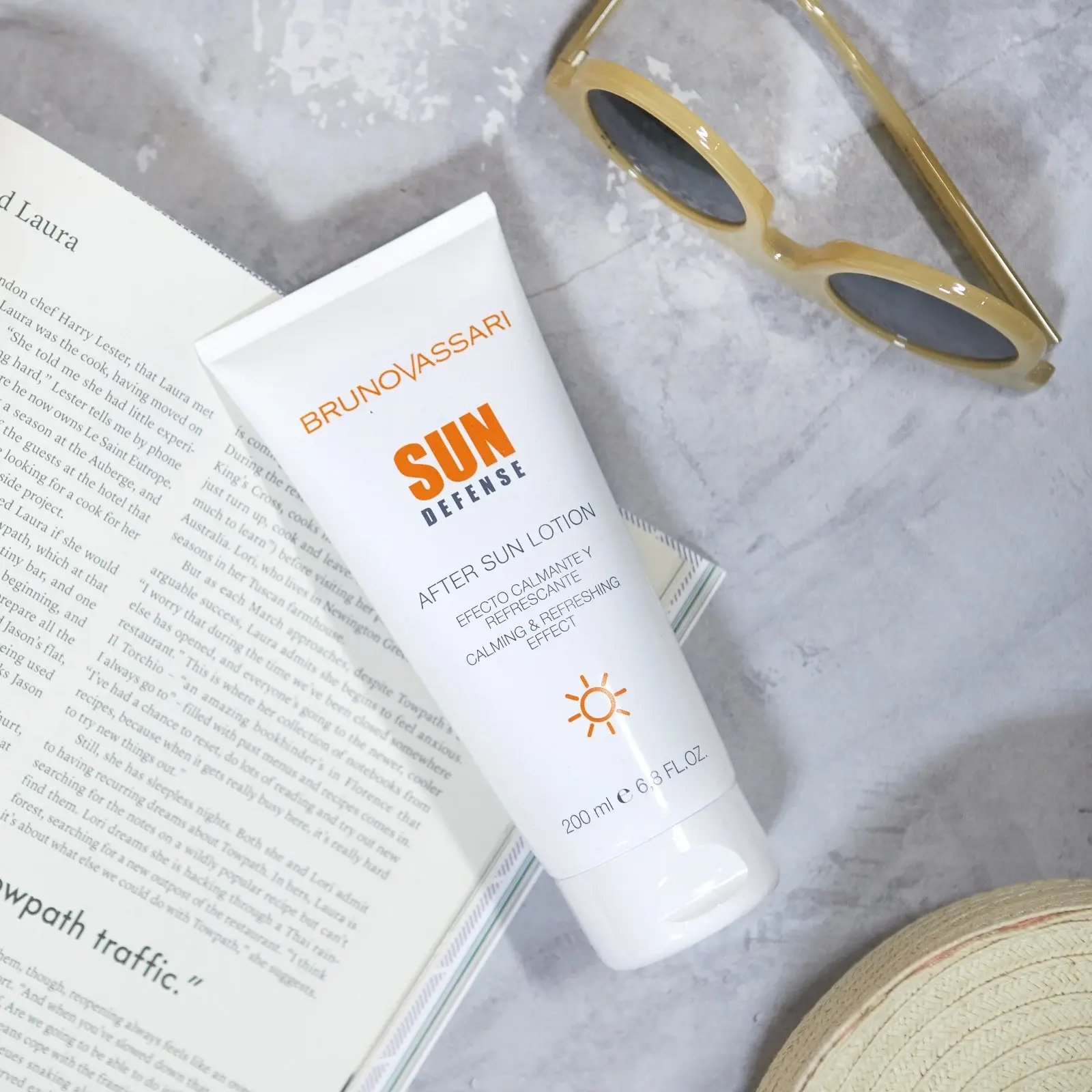 Gel calmant si revigorant dupa expunere la soare, SUN DEFENSE AFTER SUN LOTION,