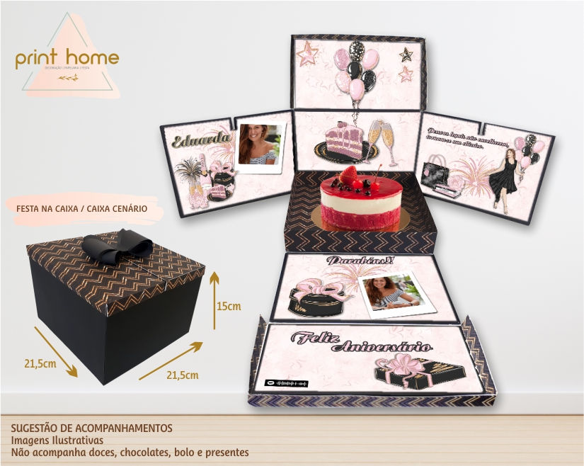 Festa na Caixa Caixa Cenário Caixa Luxo 30 anos 40 anos V.2