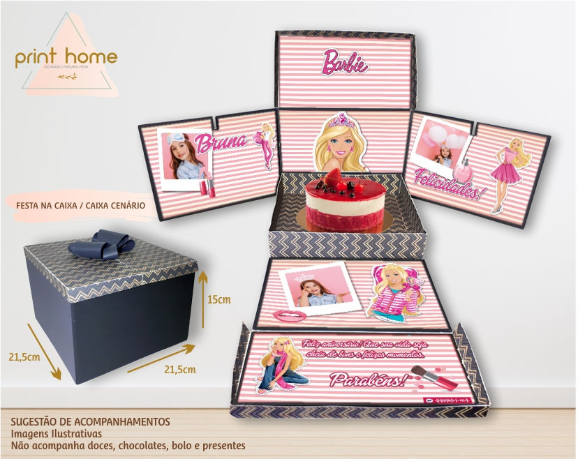 Caixa Cenário Bárbie