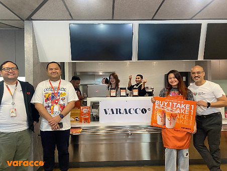 Photo with customers