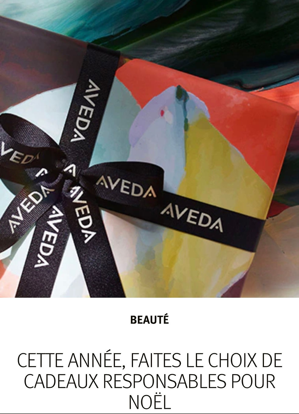 Noël avec AVEDA