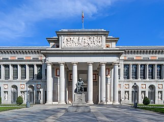 Fachada del Museo de El Prado en Madrid.