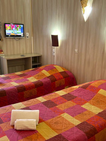 Chambre twin standard Hôtel Le Bon Accueil Porto Ota Corse