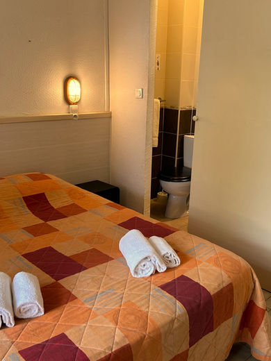 Chambre double avec terrasse Hôtel Le Bon Accueil Porto Ota Corse