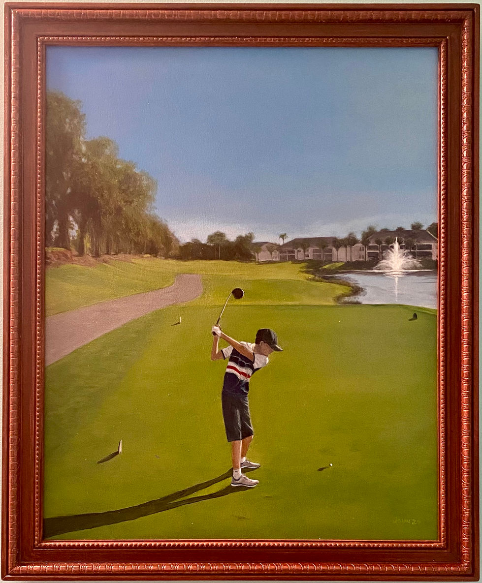 Fairway - 20x16 oil on panel