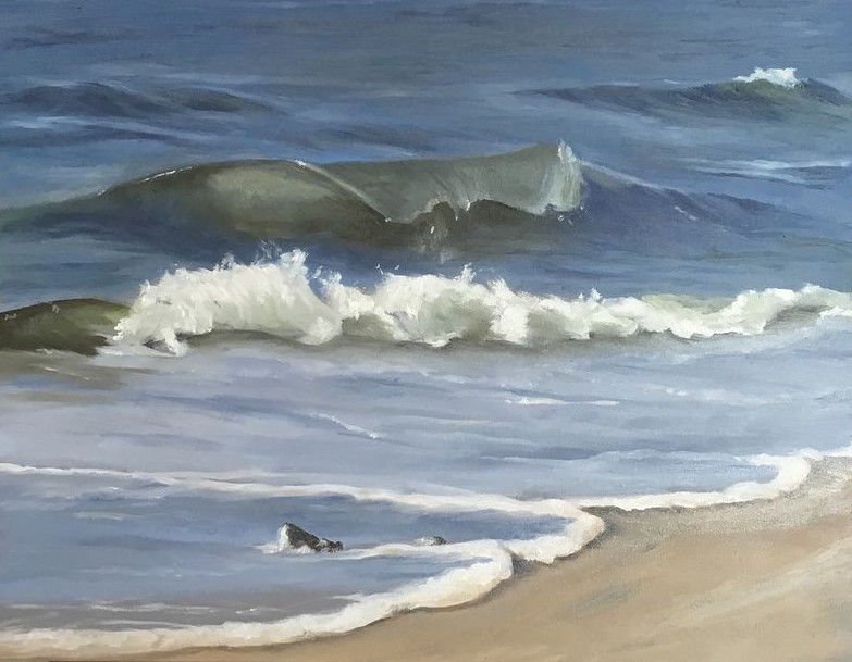 Low Tide - 8x10 oil on panel