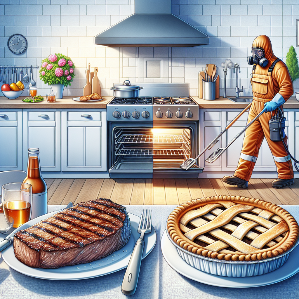 Clean Oven Illustration