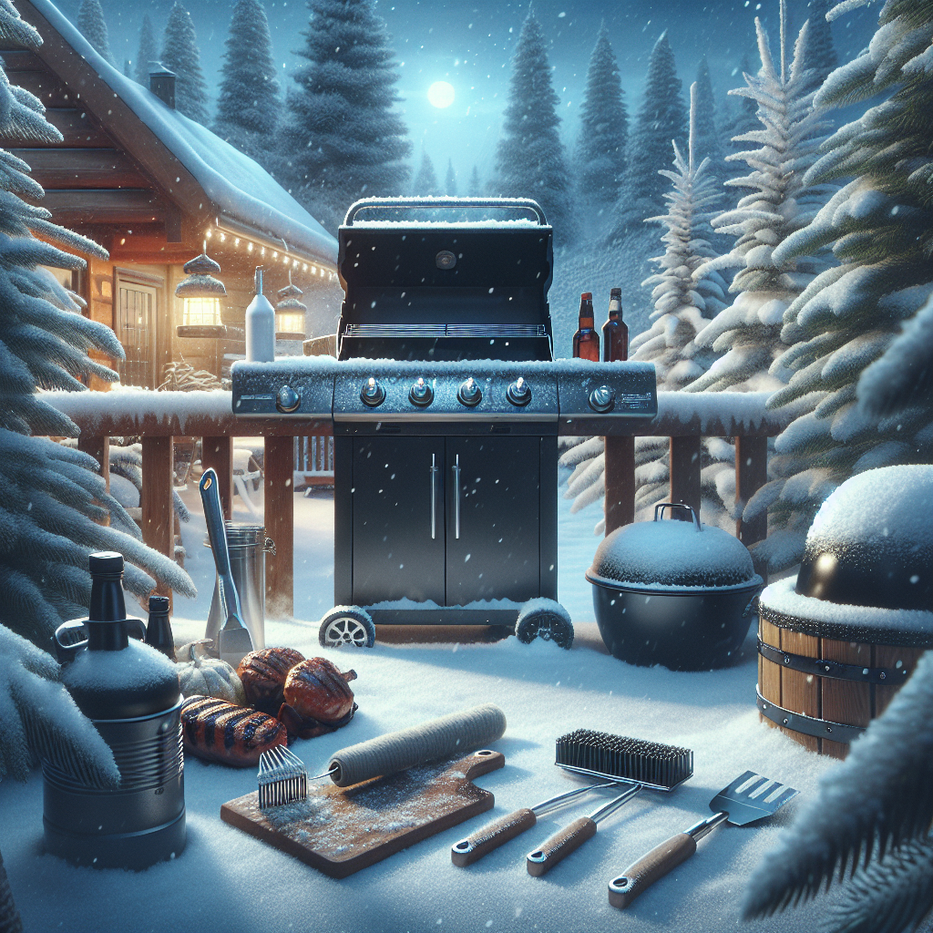Grilling in Snow