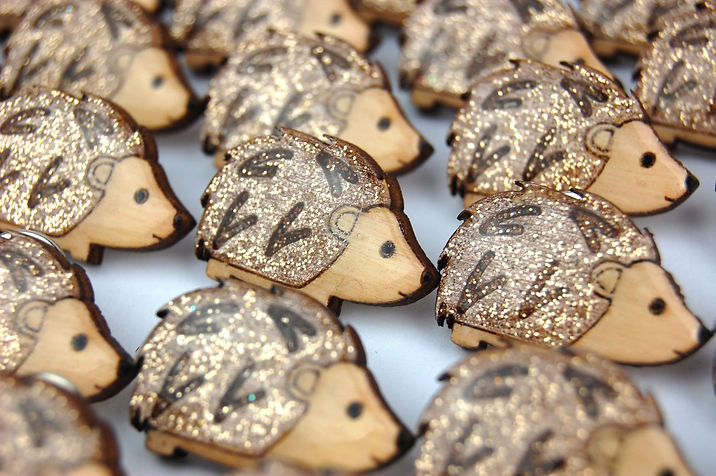 Hedgehog Pin Badge