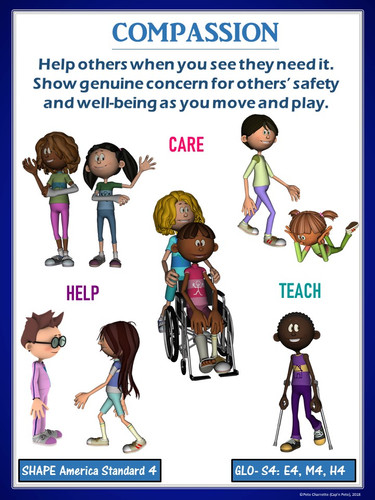 PE Poster: Diversity and Inclusion in Physical Education- Compassion ...