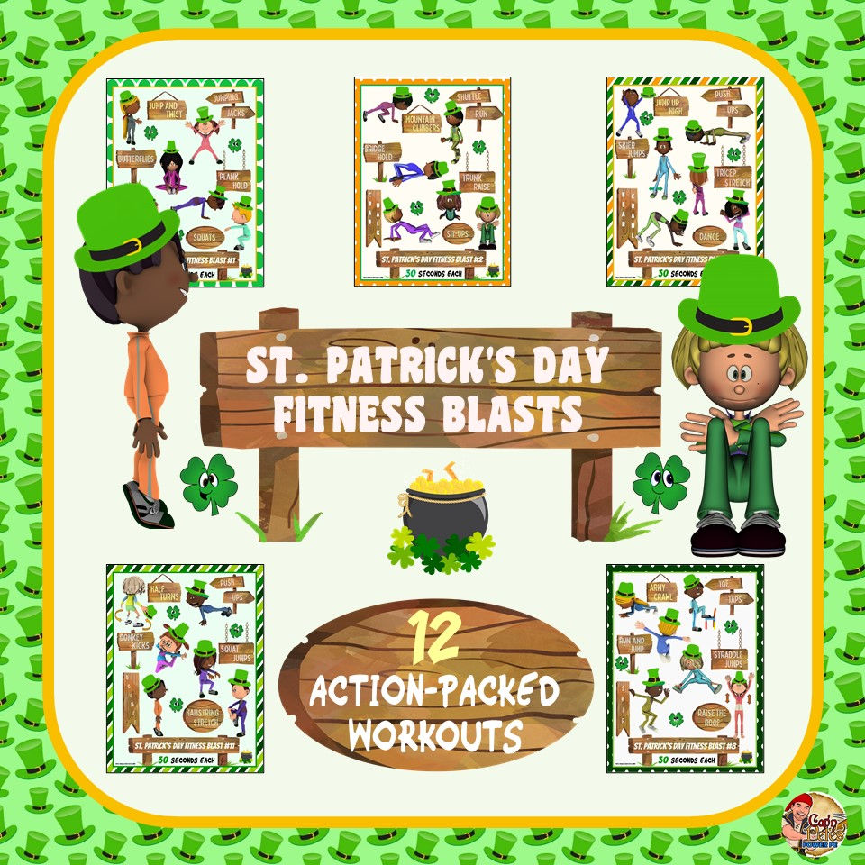 St. Patrick's Day Fitness Blasts- 12 ACTION-PACKED Workouts