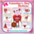 Valentine's Day PE Stations- 15 "Heart Power" Station Cards