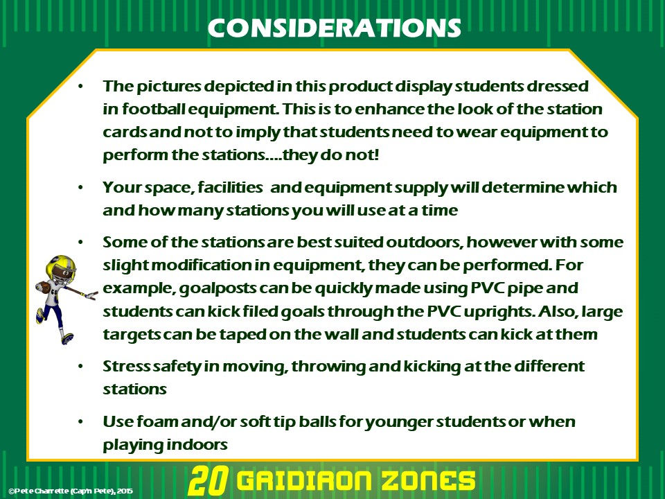 Thumbnail: PE Football Stations- 20 Gridiron Zones