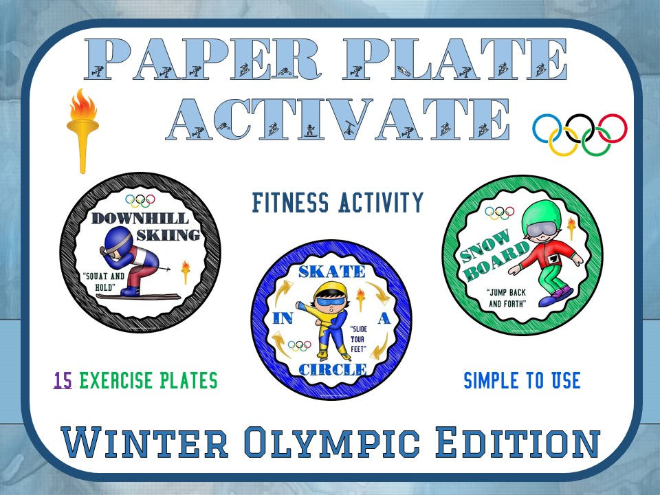 Thumbnail: Paper Plate Activate- Winter Olympic Edition