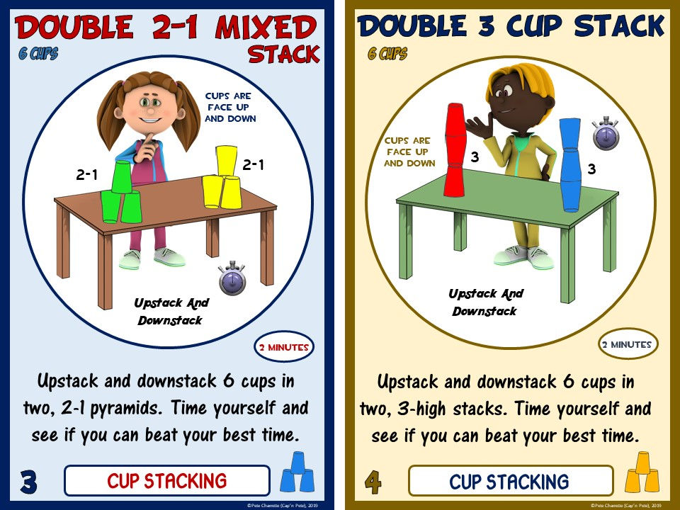 Thumbnail: PE Distance Learning from the Virtual Gym- Cup Stacking Lesson #1