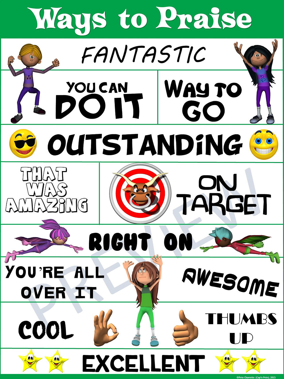 Thumbnail: PE Poster: Ways to Praise!
