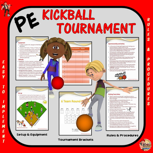 PE Kickball Tournament Comprehensive Resource capnpetespowerpe