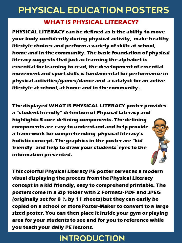 Thumbnail: PE Poster: What is Physical Literacy?