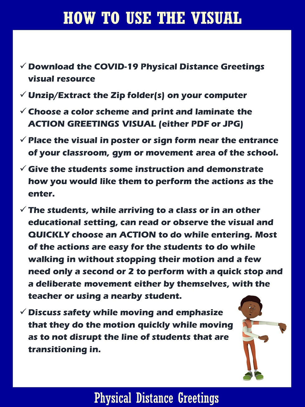 Thumbnail: Re-entry to School- Physical Distance Greetings