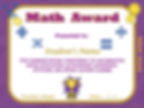 Thumbnail: SCHOOL AWARDS- 24 Multi-Subject Certificates