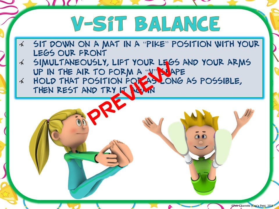 Thumbnail: PE Educational Gymnastics Station Signs and Task Cards- 36 Instructional Visuals