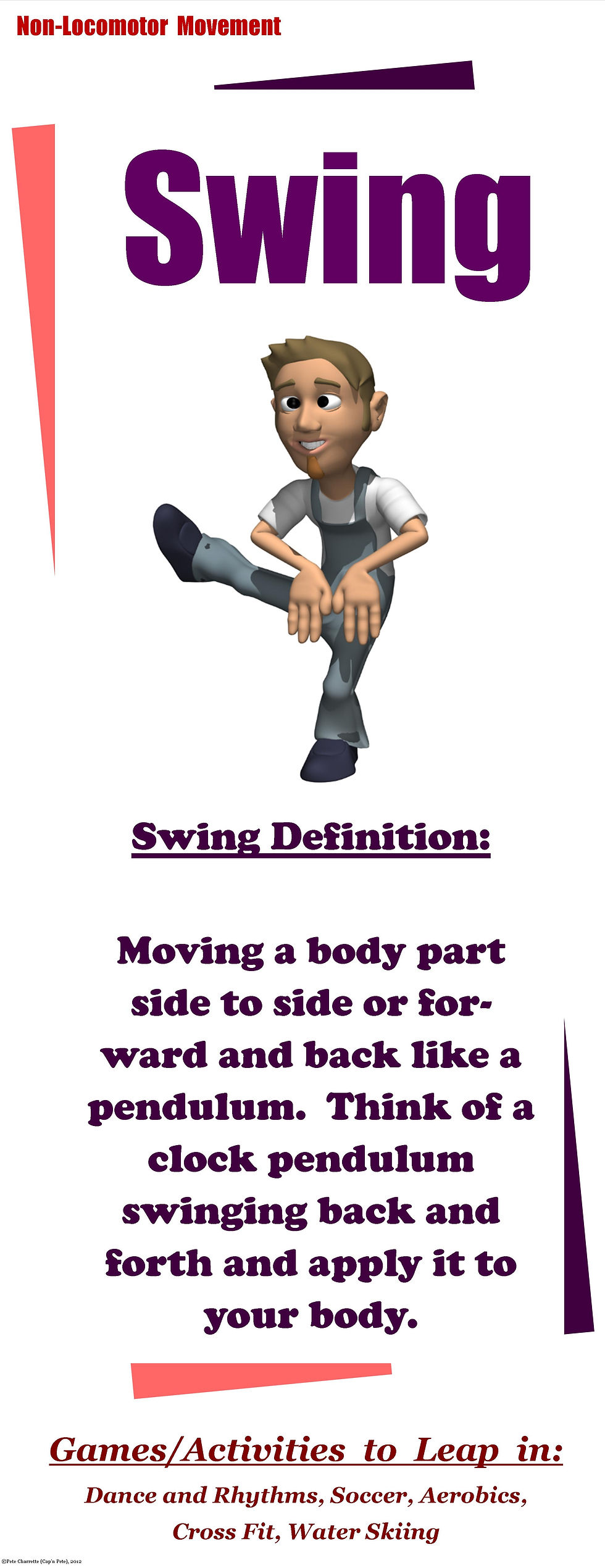 Thumbnail: Non-Locomotor Movement Display Banners: 10 Large Vertical Banners