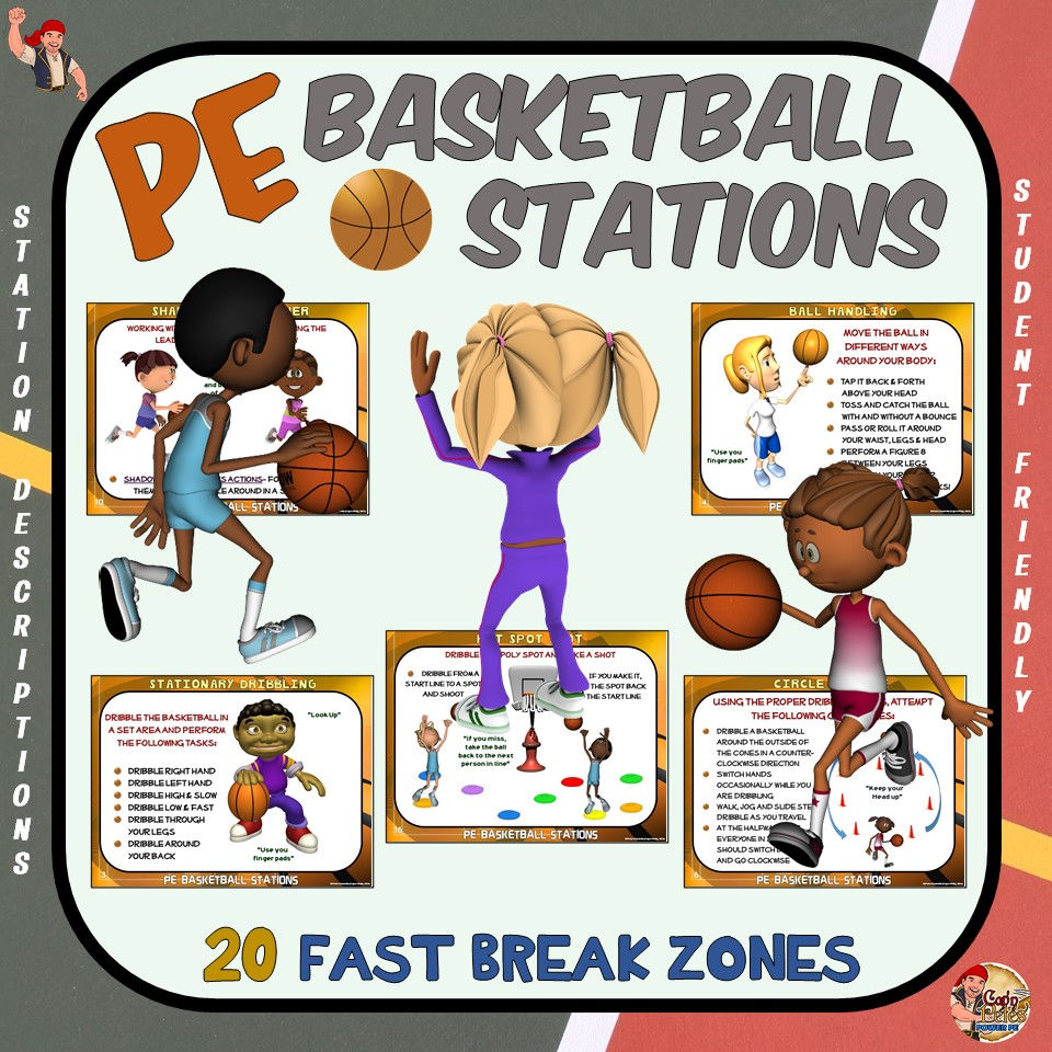 Basketball PE Games 6 Versatile Lead Up Games to Boost Physical