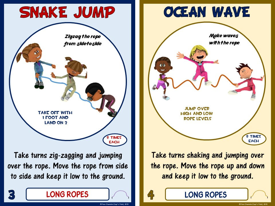 Thumbnail: PE Equipment Challenge Cards - 24 Long Rope Tasks (includes Pow