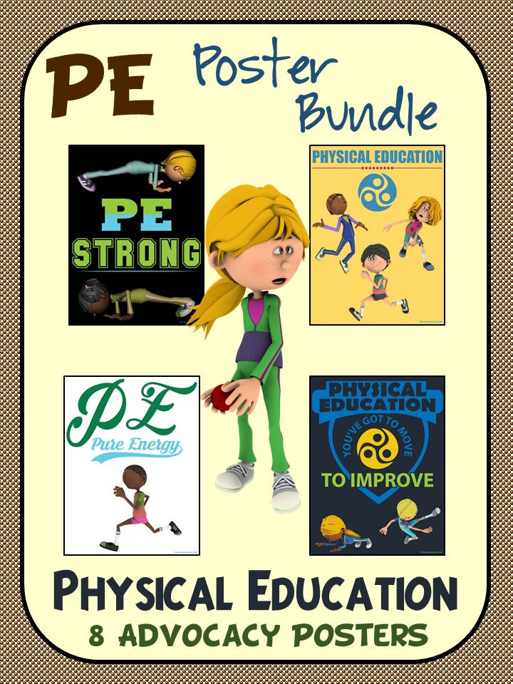 Thumbnail: PE Advocacy Poster Super Bundle: 26 Physical Education Support Visuals