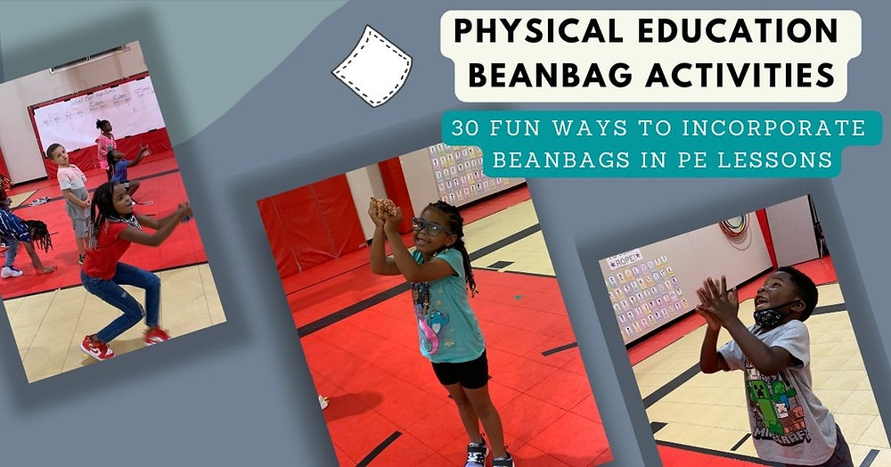 Bean Bag Games for PE 30 Fun Bean Bag Activities for Elementary PE Lessons
