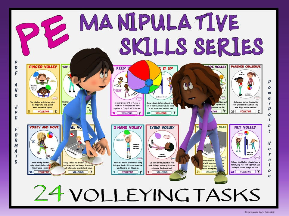 Thumbnail: PE Manipulative Skill Series: 24 Volleying Tasks