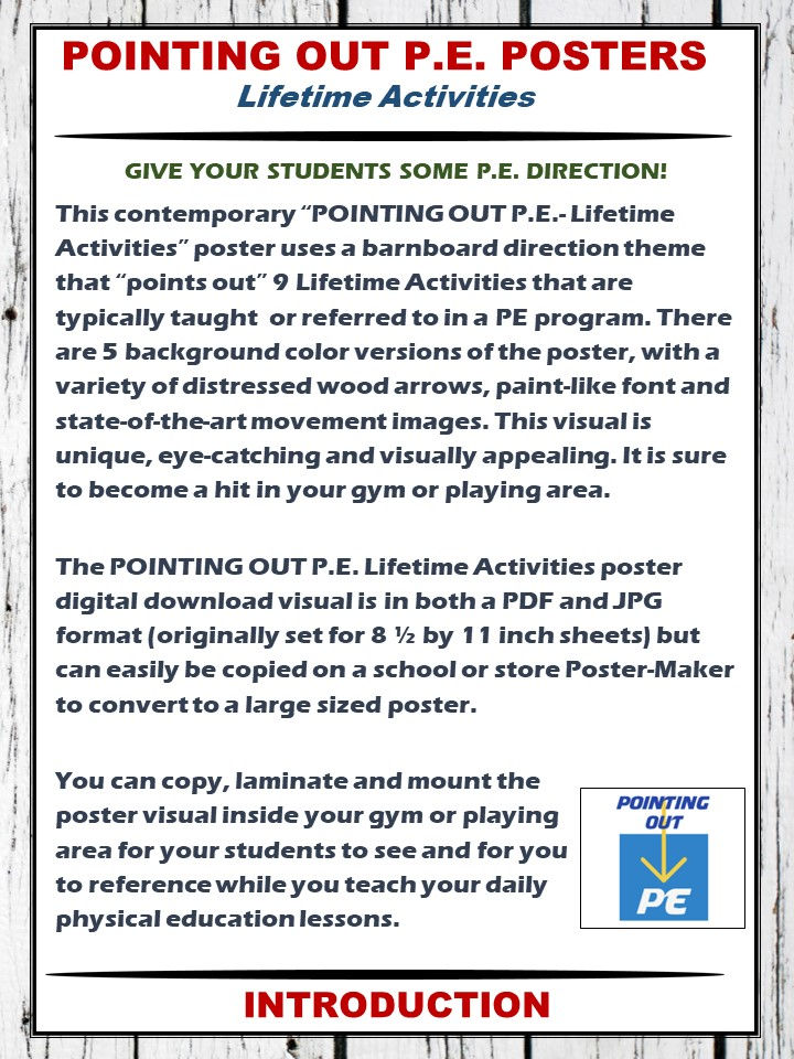 Thumbnail: POINTING OUT PE- Lifetime Activities