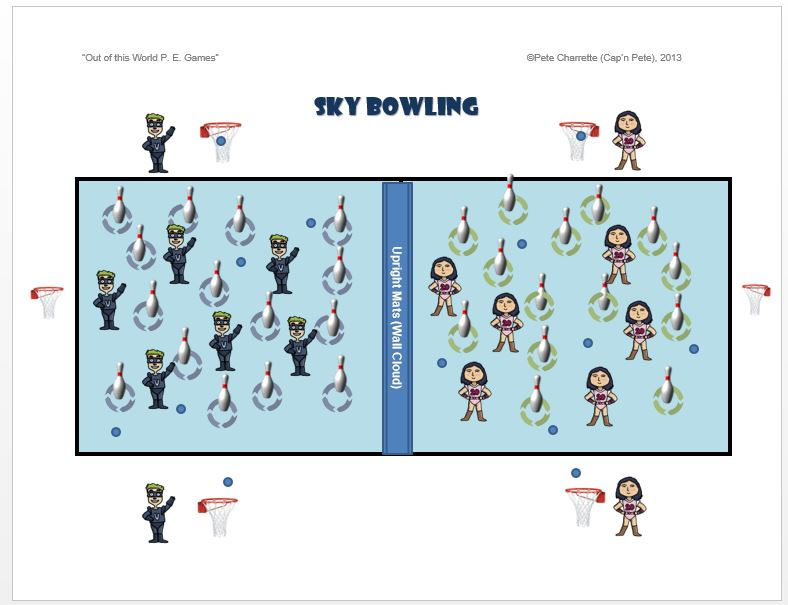 Thumbnail: Out of this World PE Games!- "Sky Bowling"