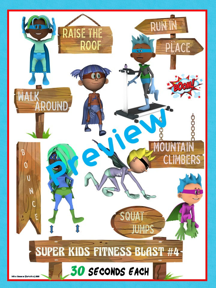 Thumbnail: Super Kids Fitness Blasts- 12 ACTION-PACKED Workouts