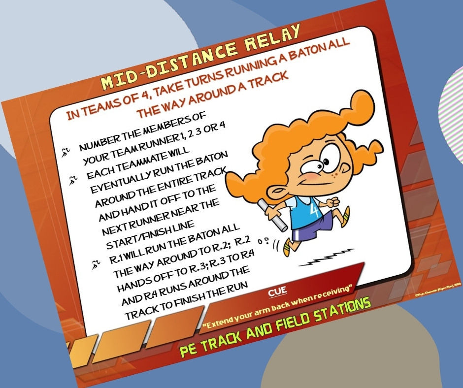 Track and Field Activities in PE: Middle Distance Relay