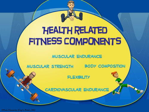 Components of Physical Fitness- Printable Display Signs