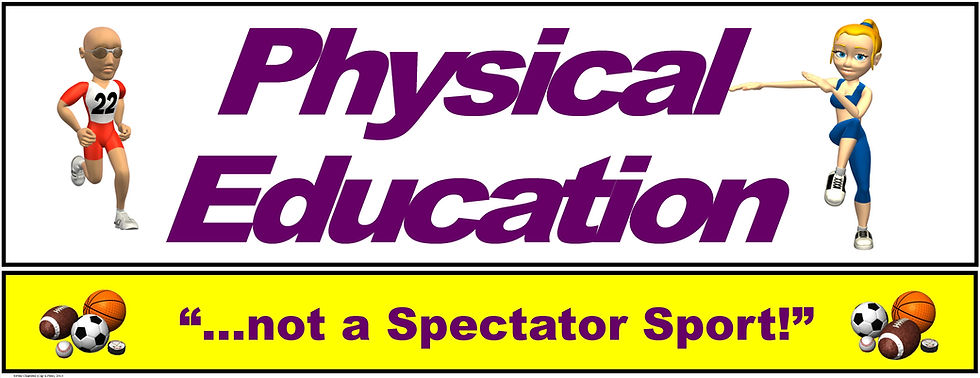 Thumbnail: PE Over the Door Banner (Upper Grades): Not a Spectator Sport
