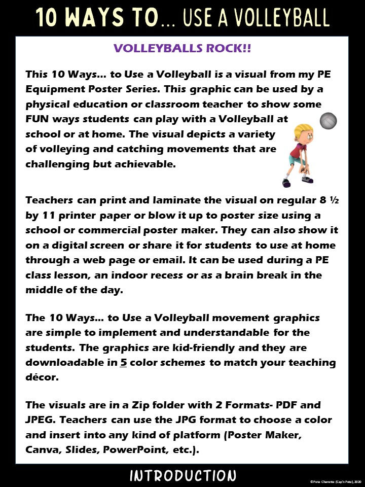 Thumbnail: 10 WAYS TO… Use a Volleyball: PE Equipment Visual Series